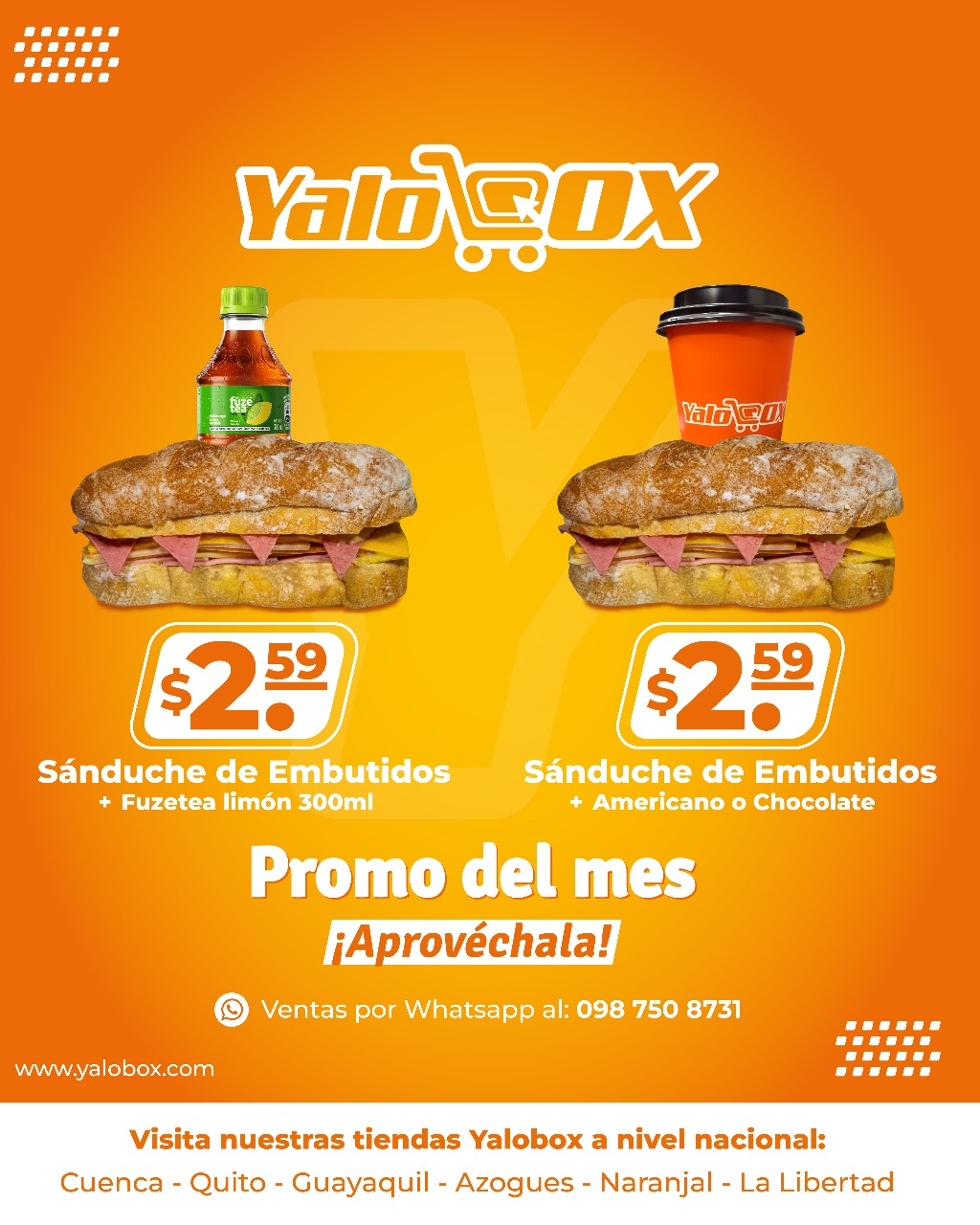 Promocion del mes yalobox nivel nacional